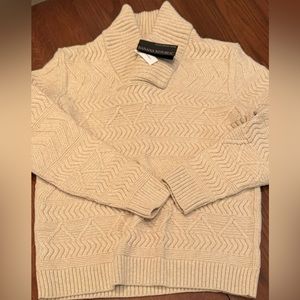 Banana Republic Italian merino wool sweater cream